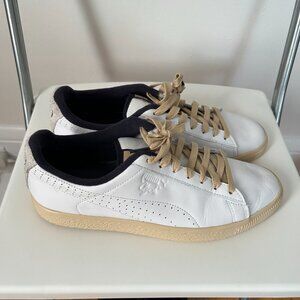Puma Clyde Sneakers White Leather Men’s 9.5